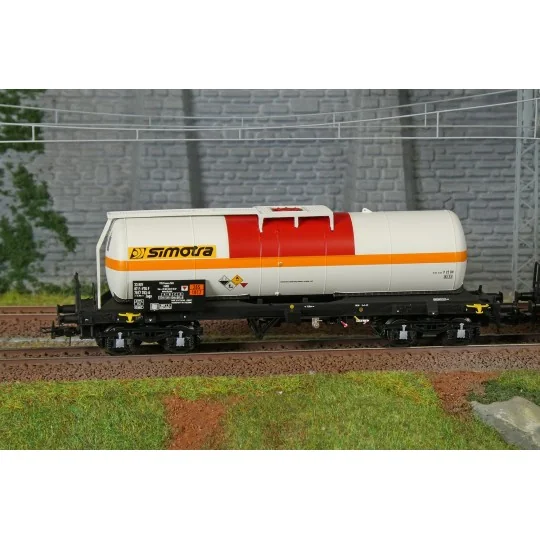 Coffret de 2 wagons-citernes chlore MISA/Millet et VTG/Simotra époque VI - HJ6326-Coffret de 2 wagons-citernes isolés 4 essieux SNCF TOTAL France - Jouef HJ6323 - HO