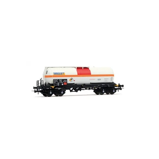 HJ6326-Set of 2 insulated 4-axle tank wagons SNCF TOTAL France - Jouef HJ6323 - HO