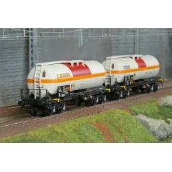 Coffret de 2 wagons-citernes chlore MISA/Millet et VTG/Simotra époque VI -