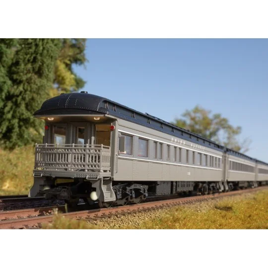 Coffret 4 voitures voyageurs US Heavyweight Union Pacific H0 Époque III - Trix Trix_23729-Trix 23222 Set de 2 voitures voyageurs M2, SNCB / NMBS, éclairage intérieur