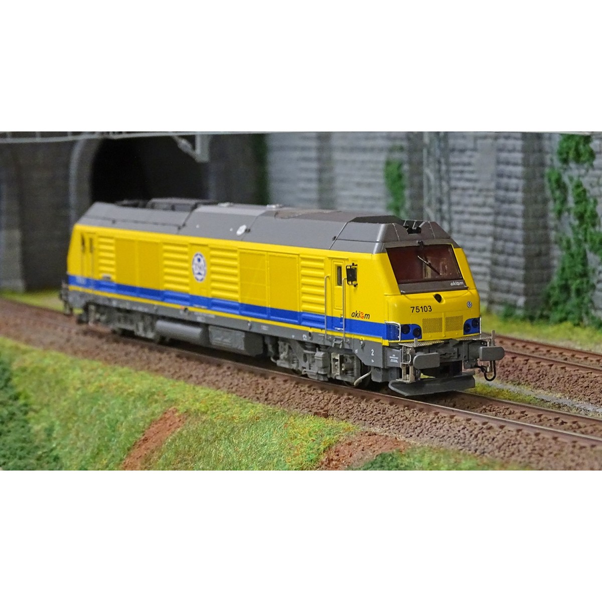 Os.Kar OS7502DCCS Locomotive diesel BB 75103, AKIEM, TSO "LGV SEA", digitale sonore Os.Kar International Os.Kar_OS7502DCCS - 3