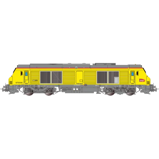 Os.Kar_OS7503DCCS-Os.Kar OS7503DCCS Diesel locomotive BB 675006, SNCF Reseau INFRA, digital sound