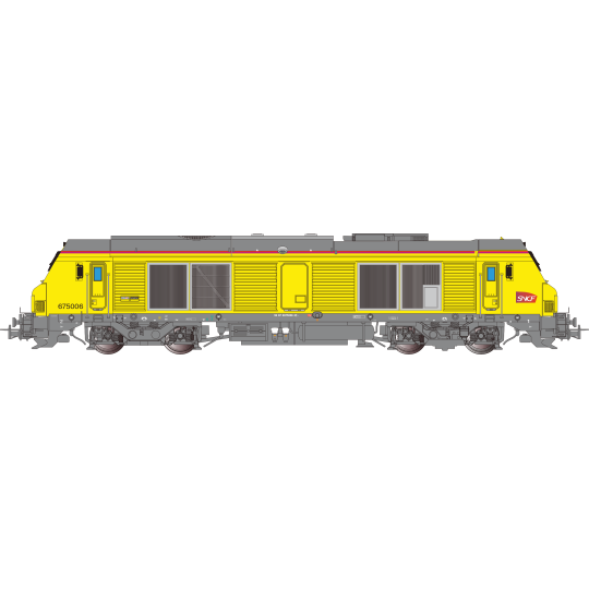 Os.Kar_OS7503DCCS-Os.Kar OS7503DCCS Diesel locomotive BB 675006, SNCF Reseau INFRA, digital sound