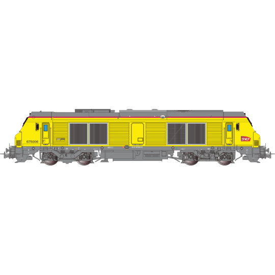 Os.Kar_OS7503DCCS-Os.Kar OS7503DCCS Diesel locomotive BB 675006, SNCF Reseau INFRA, digital sound