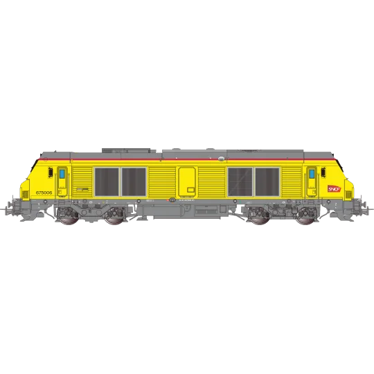 Os.Kar_OS7503DCCS-Os.Kar OS7503DCCS Diesel locomotive BB 675006, SNCF Reseau INFRA, digital sound