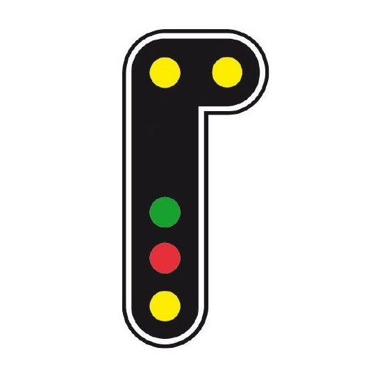 S-RVJ-05-S-RVJ-05 Wired signal 5 lights, metal