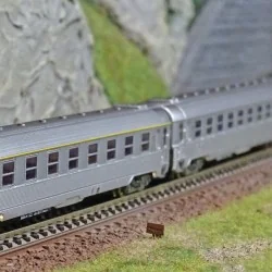 Arnold HN4336 Set de 3 voitures voyageurs DEV Inox, A9/A5/B10, échelle N Arnold HN4336 - 1