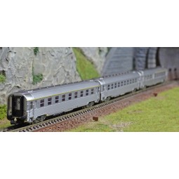 Arnold HN4336 Set de 3 voitures voyageurs DEV Inox, A9/A5/B10, échelle N Arnold HN4336 - 1