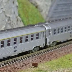 Arnold HN4338 Set of 3 DEV stainless steel passenger cars, A9/A5/B1...