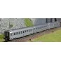 HN4338-Arnold HN4338 Set de 3 voitures voyageurs DEV Inox, A9/A5/B10, logo encadré, échelle N