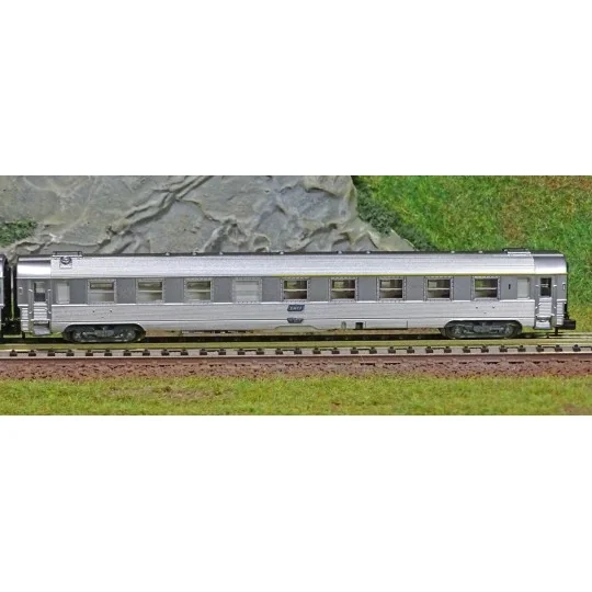 HN4338-Arnold HN4338 Set of 3 DEV stainless steel passenger cars, A9/A5/B10, framed logo, N scale