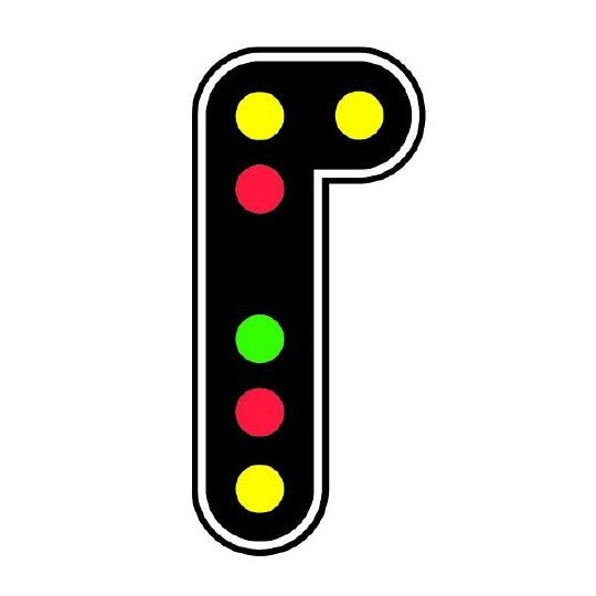 S-RVJ-06-S-RVJ-06 Wired signal 6 lights, metal