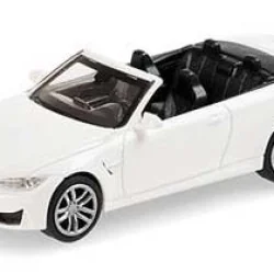 Minichamps 870027231 BMW M4 Convertible 2015, White - Busch véhicul...