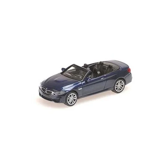 Busch_870027232-Minichamps 870027232 BMW M4 Convertible 2015, Metallic Blue