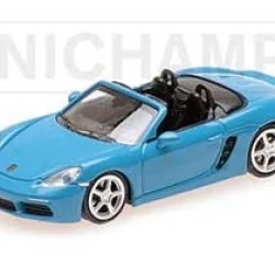 Minichamps 870065134 Porsche 718 Boxster 2016, turquoise blue - Bus...