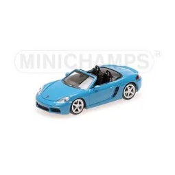 Minichamps 870065134 Porsche 718 Boxster 2016, turquoise blue - Bus...