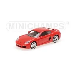 Minichamps 870065222 Porsche 718 Cayman 2016, red - Busch véhicule ...