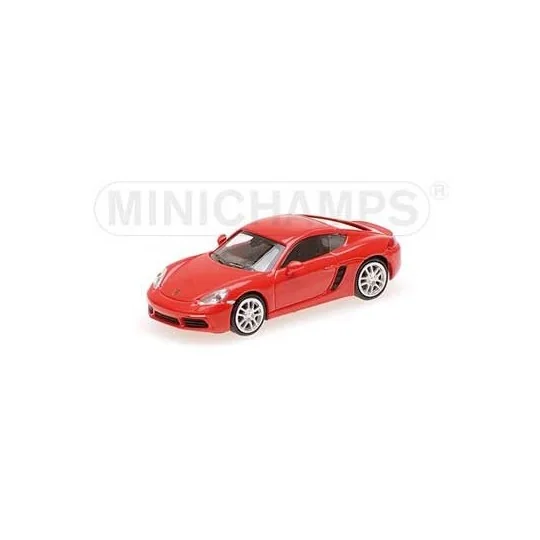 Minichamps 870065222 Porsche 718 Cayman 2016, rouge Busch véhicule Busch_870065222 - 1 Busch_870065222-Minichamps 870065222 Porsche 718 Cayman 2016, rouge