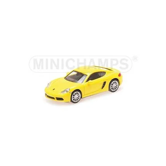 Busch_870065224-Minichamps 870065224 Porsche 718 Cayman 2016, jaune