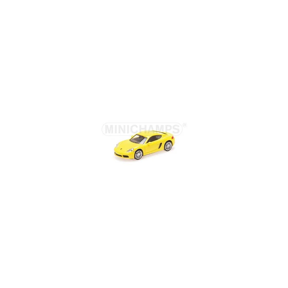 Minichamps 870065224 Porsche 718 Cayman 2016, yellow - Busch_870065224
