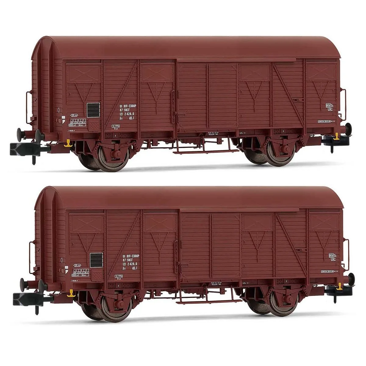 Arnold HN6515 Set de 2 wagons couverts à essieux, type G4, SNCF, échelle N Arnold HN6515 - 3