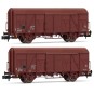 HN6515-Arnold HN6515 Set de 2 wagons couverts à essieux, type G4, SNCF, échelle N