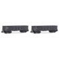 HN6535-Arnold HN6535 Set of 2 tipper wagons, grey livery, E79, SNCF, N scale