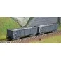 Arnold HN6535 Set of 2 tipper wagons, grey livery, E79, SNCF, N scale HN6535-Arnold HN6535 Set of 2 tipper wagons, grey livery, E79, SNCF, N scale