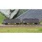 Arnold HN6491 Set of 2 Tow-type hopper wagons, loaded with coal, SN... HN6491-Arnold HN6491 Set of 2 Tow-type hopper wagons, loaded with coal, SNCF, N scale