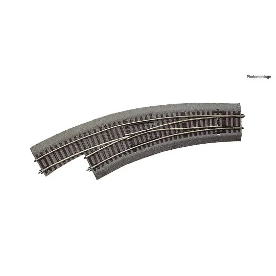 Roco_42572-Rocoline ballast 42572 Left curved turnout BWl3/4