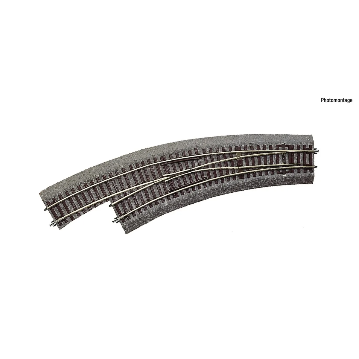 Rocoline ballast 42572 Left curved turnout BWl3/4 - Roco_42572
