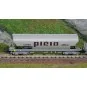 Arnold HN6511 Set of 2 bogie hopper wagons, Uagpps type, flat and r... HN6511-Arnold HN6511 Set of 2 bogie hopper wagons, Uagpps type, flat and rounded sides, SNCF, Piéto Lamballe, N scale