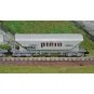 Arnold HN6511 Set of 2 bogie hopper wagons, Uagpps type, flat and r... HN6511-Arnold HN6511 Set of 2 bogie hopper wagons, Uagpps type, flat and rounded sides, SNCF, Piéto Lamballe, N scale