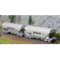 HN6511-Arnold HN6511 Set de 2 wagons trémies à bogies type Uagpps, parois plates et rondes, SNCF, Piéto Lamballe, échelle N