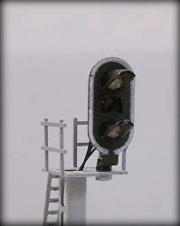 C-BM-02 Cible cablée 2 feux, en métal et résine france fournitures modelisme C-BM-02 - 1