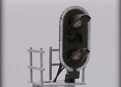 C-BM-02 Wired target with 2 lights, made of metal and resin