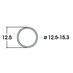 Roco 40075 Traction Tire for Locomotive 12.5 - 15.3mm x10 - Roco_40075