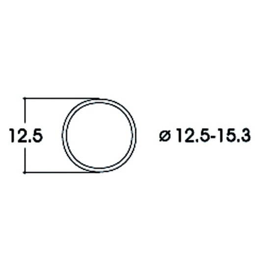 Roco_40075-Roco 40075 Traction Tire for Locomotive 12.5 - 15.3mm x10