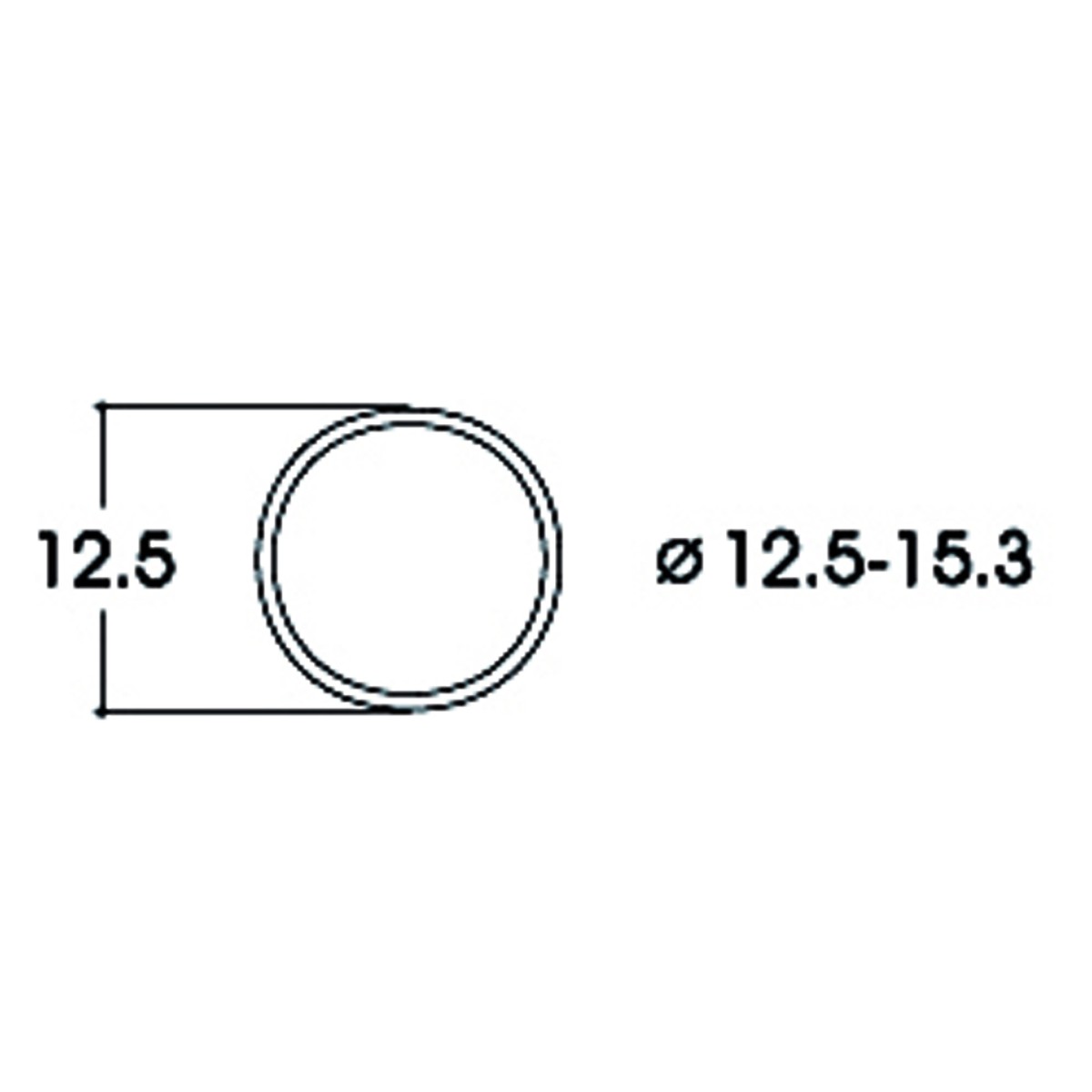 Roco 40075 Traction Tire for Locomotive 12.5 - 15.3mm x10 - Roco_40075