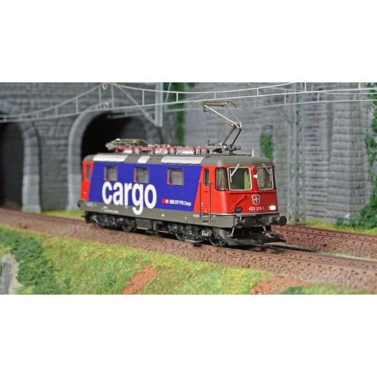 Trix_22846-Trix 22846 Locomotive électrique Re 421, CFF, SBB Cargo, digitale sonore