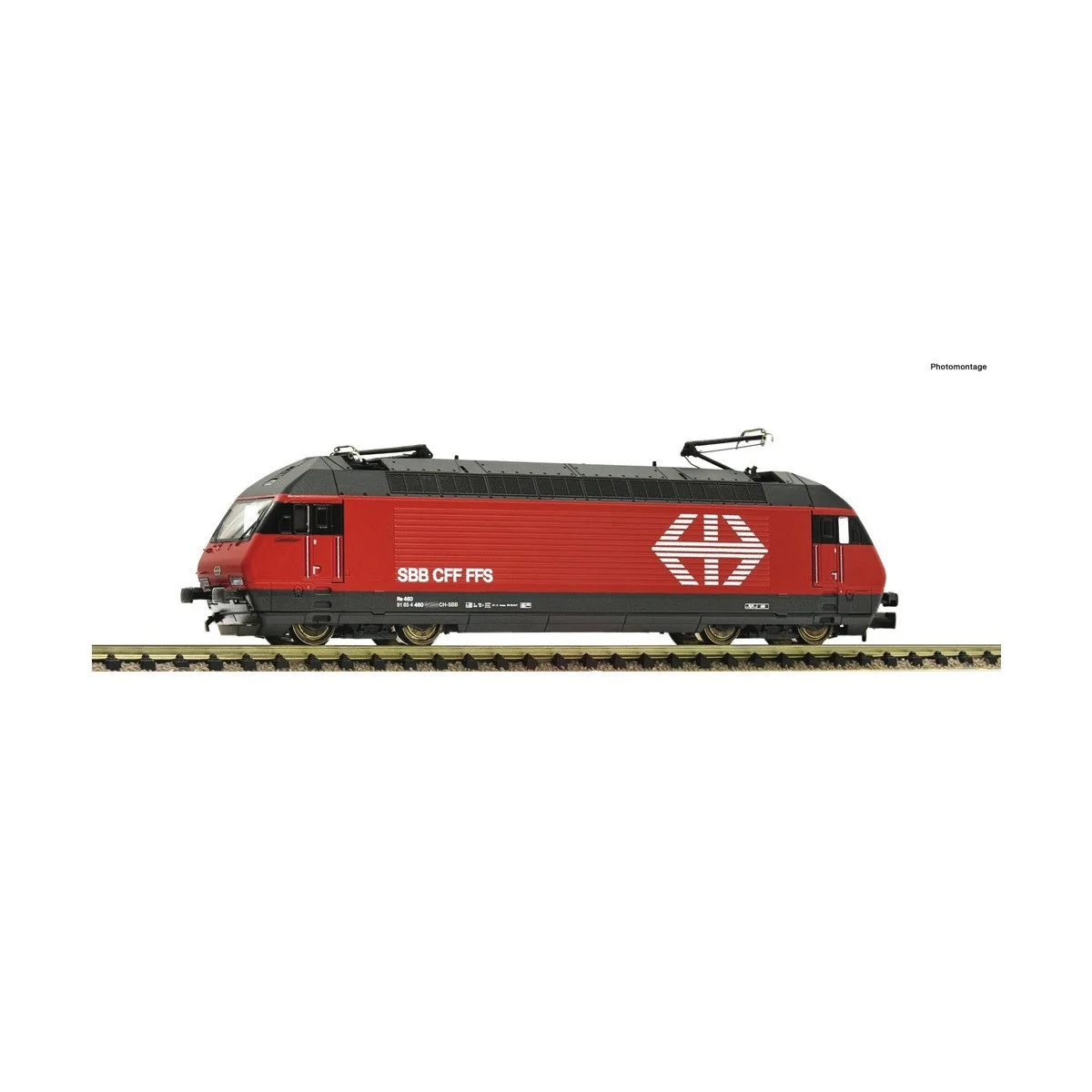 Fleischmann 731472 Re 460 Electric Locomotive, SBB, N scale, digita...