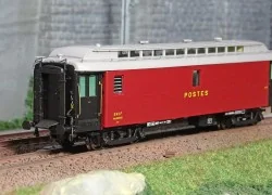 Ree Modeles VB247 OCEM 16m Mobile Postal Van, Dark Red PAmyi, Light...