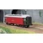VB-247-Ree Modeles VB247 Voiture postale ambulant OCEM 16m, PAmyi rouge foncé, toit gris clair, SNCF