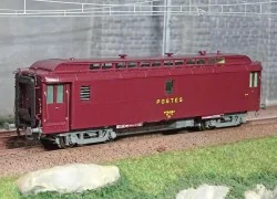 Ree Modeles VB250 OCEM 16m Mobile Postal Van, Brown PTT, Grey Chass...