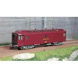 Ree Modeles VB250 OCEM 16m Mobile Postal Van, Brown PTT, Grey Chass...