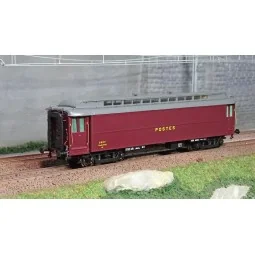 Ree Modeles VB253 OCEM 16m Light Postal Car, PEZ brown PTT, grey ro...