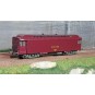 VB-254-Ree Modeles VB254 OCEM 16m Light Postal Car, PTT brown PEZ body, grey chassis, SNCF