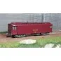 Ree Modeles VB254 OCEM 16m Light Postal Car, PTT brown PEZ body, gr... VB-254-Ree Modeles VB254 OCEM 16m Light Postal Car, PTT brown PEZ body, grey chassis, SNCF