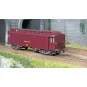 Ree Modeles VB254 OCEM 16m Light Postal Car, PTT brown PEZ body, gr... VB-254-Ree Modeles VB254 OCEM 16m Light Postal Car, PTT brown PEZ body, grey chassis, SNCF