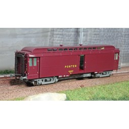 Ree Modeles VB255 Pantin Lighter Postal Car, PEZ brown PTT, grey ch...